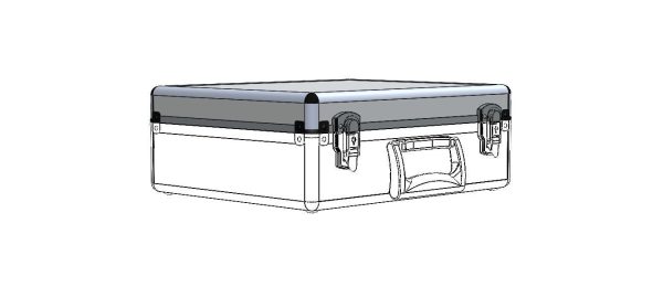 Tool Case Aluminium Radiused Edges