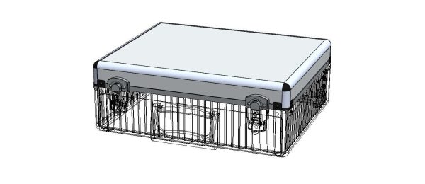 Tool Case Aluminium Radiused Edges