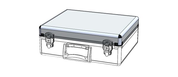 Tool Case Aluminium Radiused Edges
