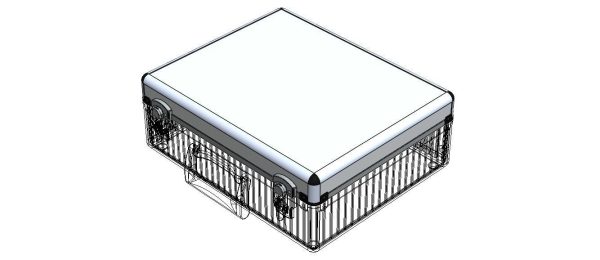 Tool Case Aluminium Radiused Edges