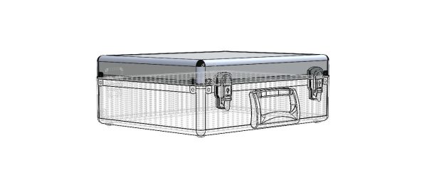 Tool Case Aluminium Radiused Edges