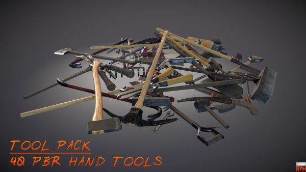Tool Pack - 40 PBR Hand Tools