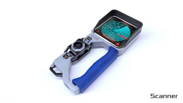 Toolkit sci-fi devices set - lowpoly PBR