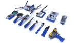 Toolkit sci-fi devices set - lowpoly PBR