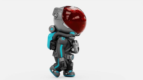 TOON  ASTRONAUT S-590  RIGGED