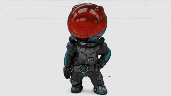 TOON  ASTRONAUT S-590  RIGGED