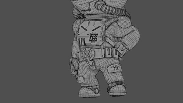 TOON  ASTRONAUT S-590  RIGGED