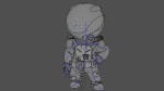 TOON  ASTRONAUT S-590  RIGGED