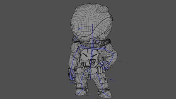 TOON  ASTRONAUT S-590  RIGGED