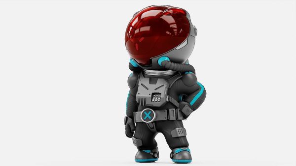 TOON  ASTRONAUT S-590  RIGGED