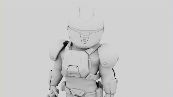 TOON TROOPER AHILLON  RIGGED