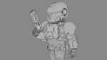 TOON TROOPER AHILLON  RIGGED