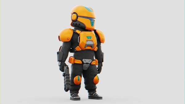 TOON TROOPER AHILLON  RIGGED
