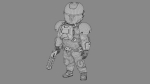 TOON TROOPER AHILLON  RIGGED