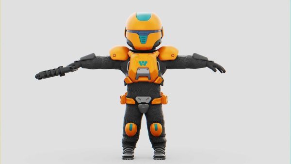 TOON TROOPER AHILLON  RIGGED