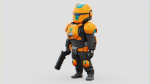 TOON TROOPER AHILLON  RIGGED