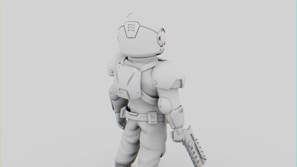 TOON TROOPER AHILLON  RIGGED