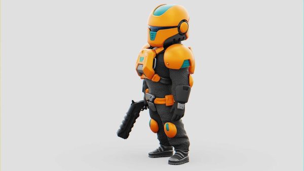 TOON TROOPER AHILLON  RIGGED
