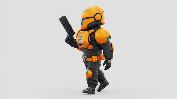TOON TROOPER AHILLON  RIGGED