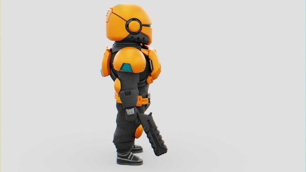 TOON TROOPER AHILLON  RIGGED