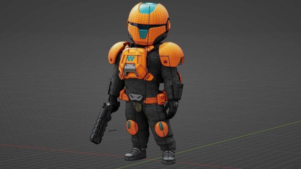 TOON TROOPER AHILLON  RIGGED