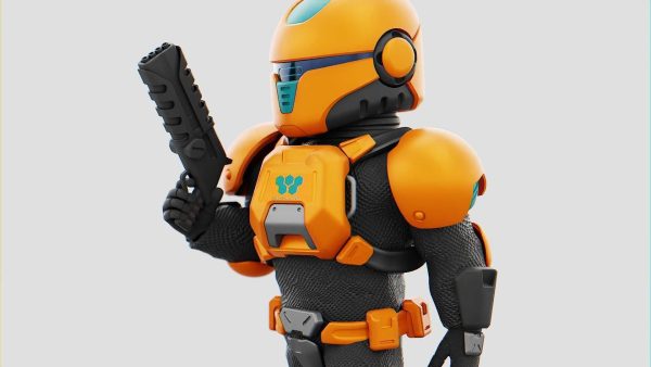 TOON TROOPER AHILLON  RIGGED