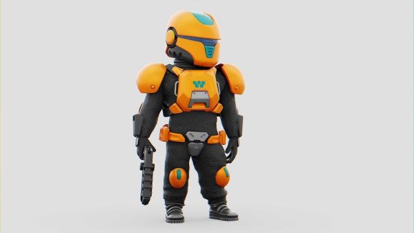 TOON TROOPER AHILLON  RIGGED