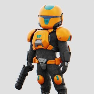 TOON TROOPER AHILLON RIGGED
