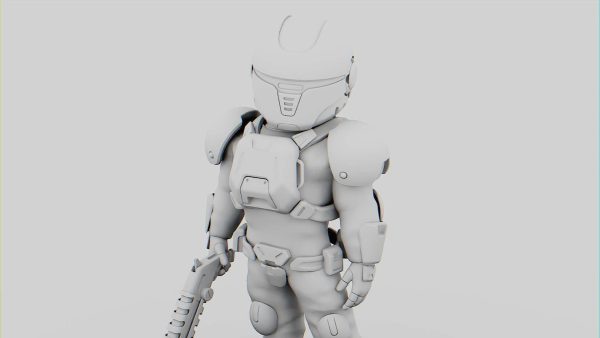 TOON TROOPER AHILLON  RIGGED