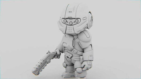 TOON TROOPER B-250   RIGGED
