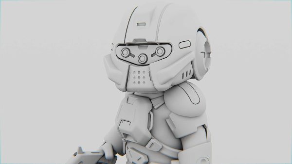 TOON TROOPER B-250   RIGGED
