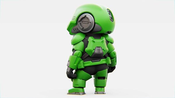 TOON TROOPER B-250   RIGGED