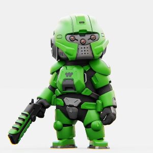 TOON TROOPER B-250 RIGGED