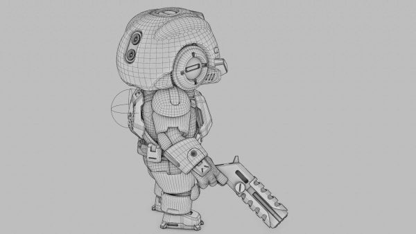 TOON TROOPER B-250   RIGGED
