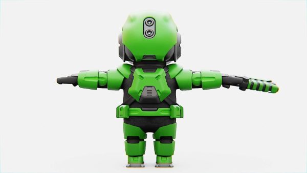 TOON TROOPER B-250   RIGGED