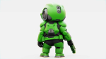 TOON TROOPER B-250   RIGGED