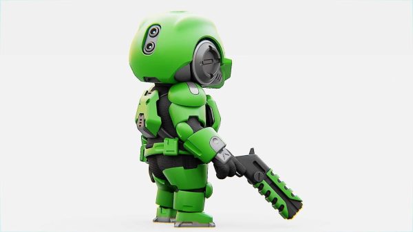 TOON TROOPER B-250   RIGGED