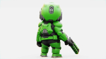 TOON TROOPER B-250   RIGGED