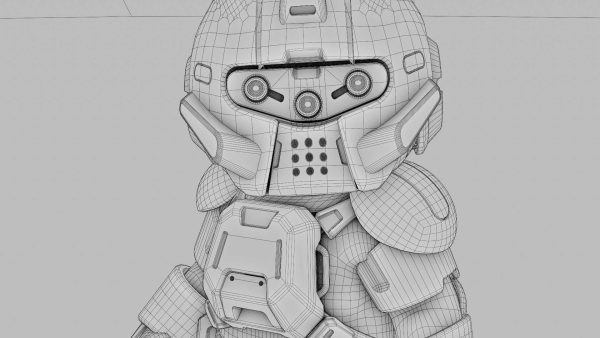 TOON TROOPER B-250   RIGGED