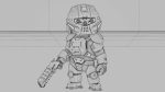 TOON TROOPER B-250   RIGGED