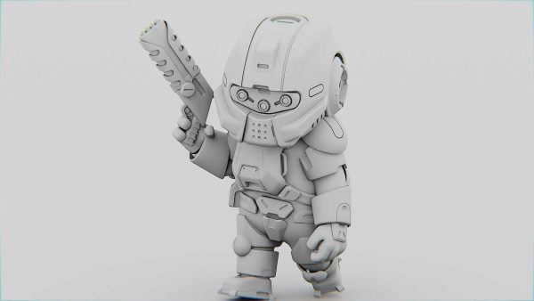 TOON TROOPER B-250   RIGGED