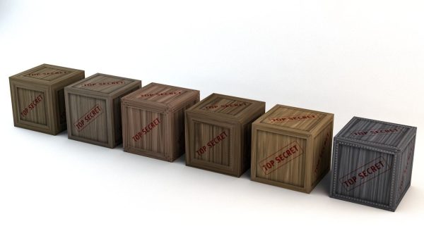 Top Secret Wooden Crates Pack