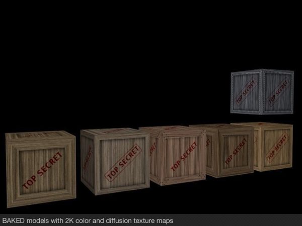 Top Secret Wooden Crates Pack