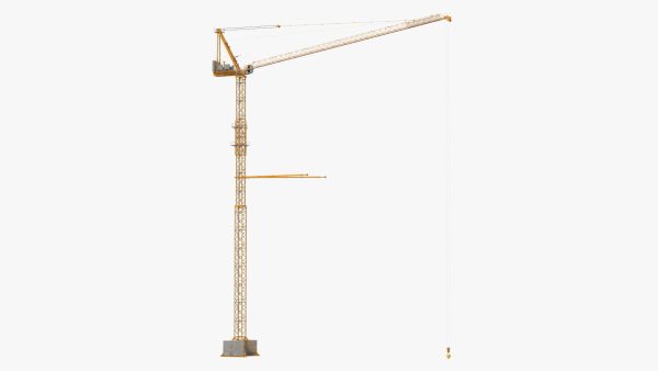 Tower Crane with Concrete Bucket