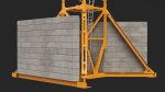 Tower Crane with Concrete Bucket