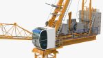 Tower Crane with Concrete Bucket