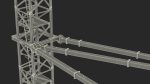 Tower Crane with Concrete Bucket