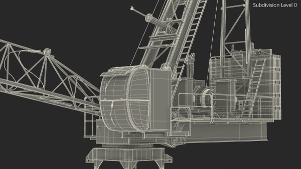 Tower Crane with Concrete Bucket