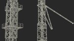 Tower Crane with Concrete Bucket
