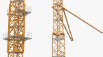 Tower Crane with Concrete Bucket
